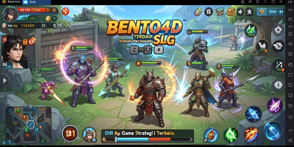 Gameplay menarik di BENTO4D menampilkan strategi membangun dan bertempur.