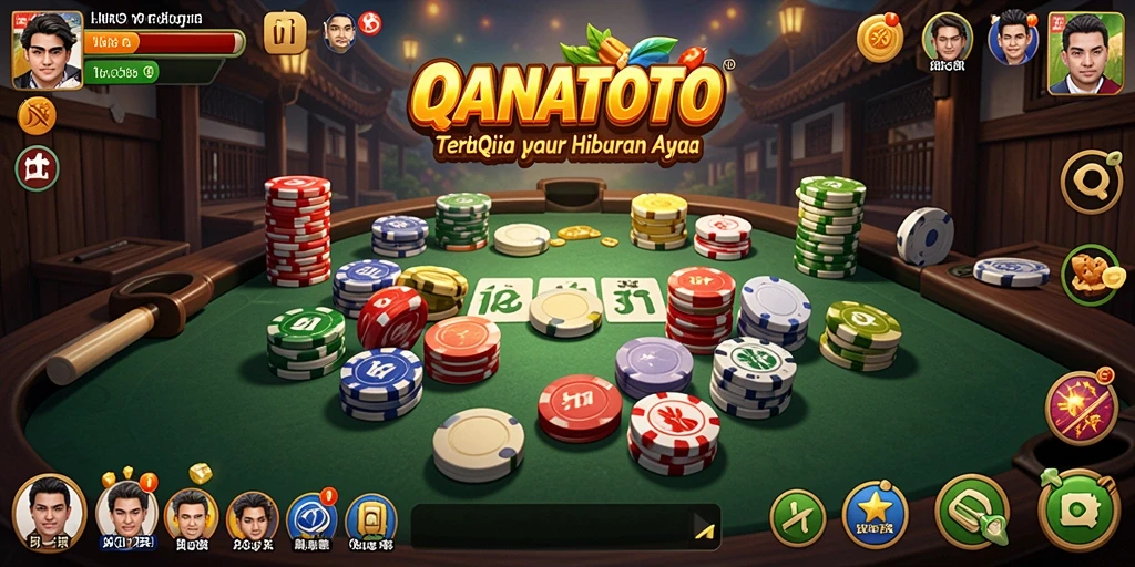 Gameplay QiuQiu yang mendebarkan di DANATOTO.