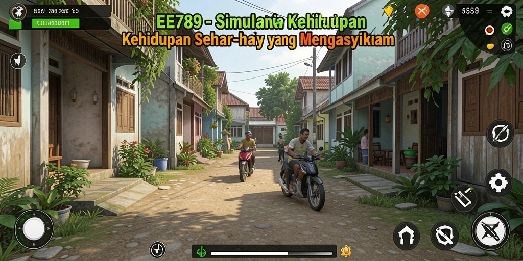 Tampilan gameplay EE789 yang seru dan interaktif dalam dunia simulasi.