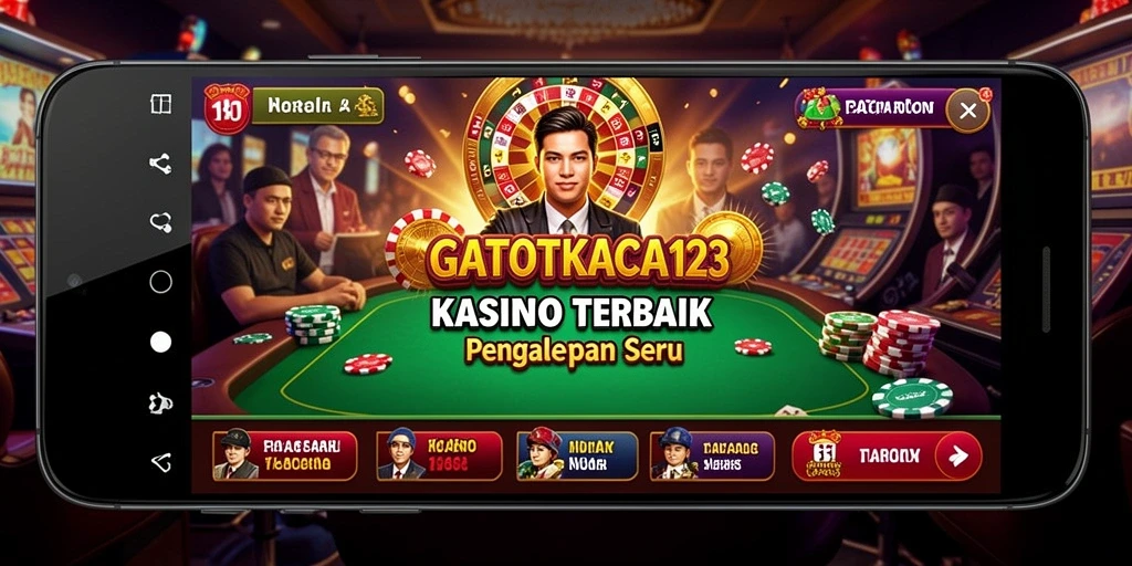 Screenshot gameplay GATOTKACA123 yang menampilkan pengalaman Kasino yang seru.