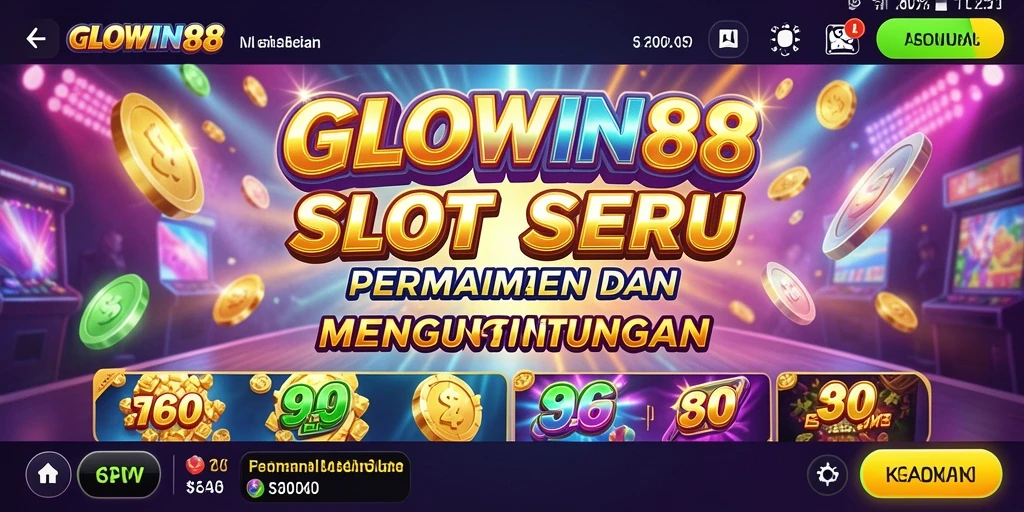 Gameplay Slot GLOWIN88 yang seru dan menantang.