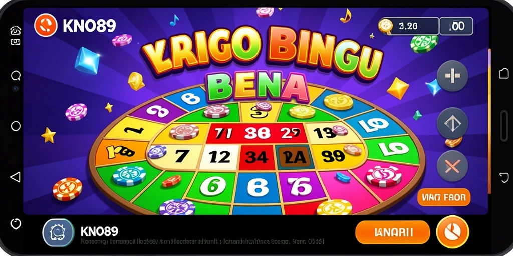 Screenshot gameplay KNO89 yang menunjukkan suasana permainan Bingo yang seru.