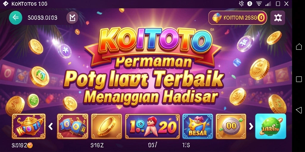 Screenshot KOITOTO menampilkan keseruan permainan Slot yang menegangkan.