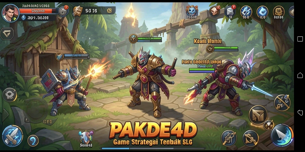 Tampilan gameplay PAKDE4D yang seru dan menantang.