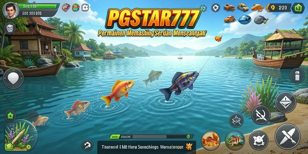 Tampilan gameplay seru PGSTAR777 dengan pengalaman memancing yang mendebarkan.
