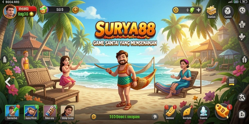 Gameplay menarik dan santai di SURYA88 yang penuh warna.